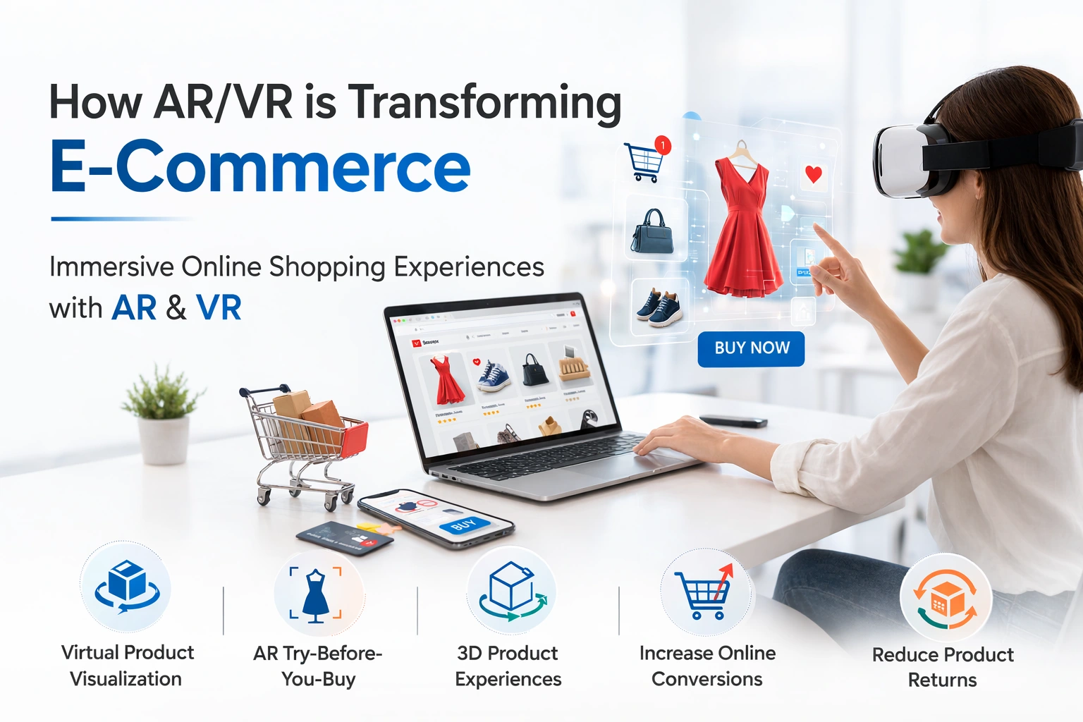 Transforming E-commerce: How AR Solutions are Changing the Future of Online Shopping Transforming E-commerce: How AR Solutions are Changing the Future of Online Shopping